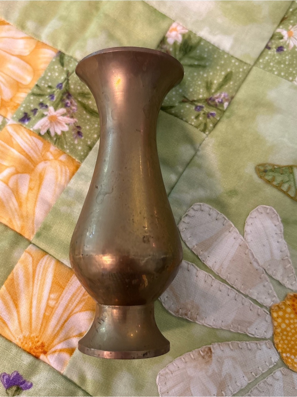 Enesco Bronze-Toned Decorative Bud Vase